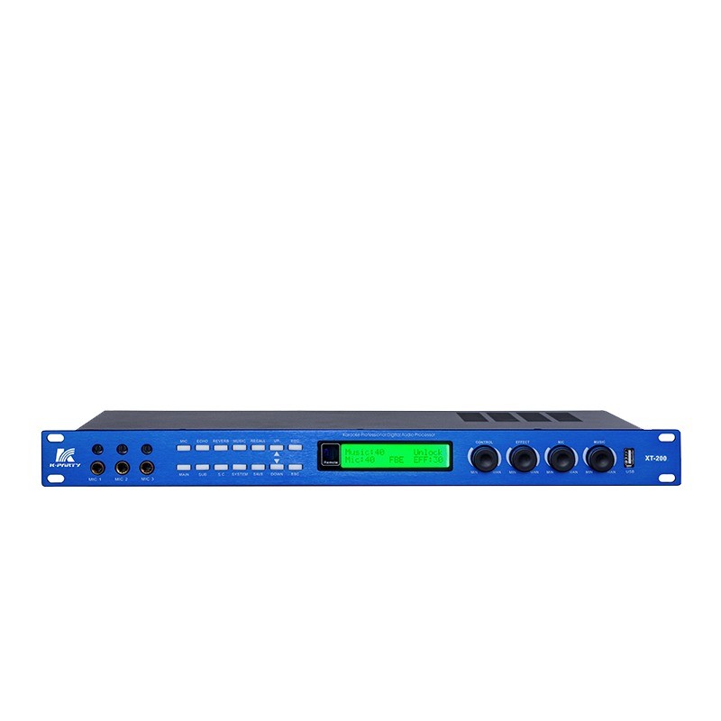 XT-200 BGM VOD دی وی دی میکروفون مستقل اثرگذار پیش از مرحله 3 راه صندلی JK و صندلی 2 راه کانن