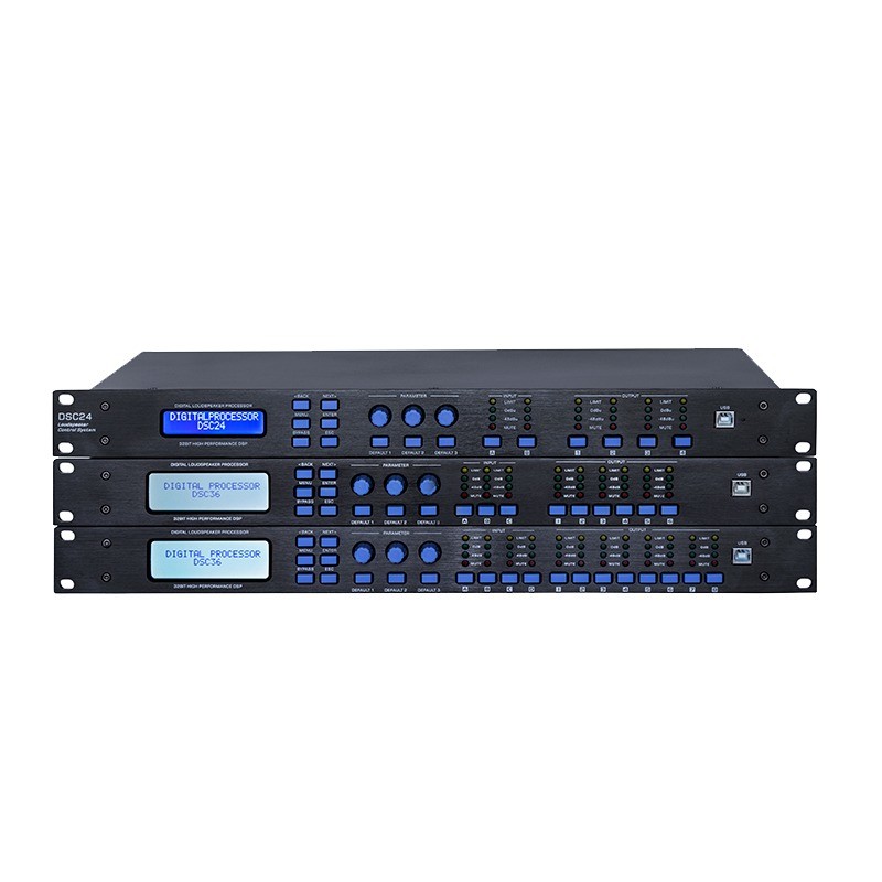 4 کیلو DSP-240II پردازنده صوتی قدرتمند DSP پردازنده صوتی دیجیتال 192kHz